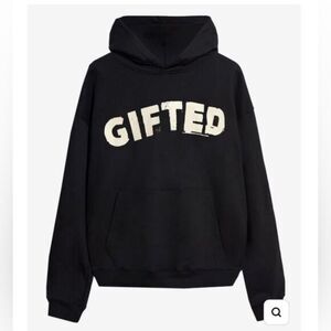 NWT GFTD LA Unisex Black Graphic Hoodie Gifted Riot - Size Small - MSRP $160